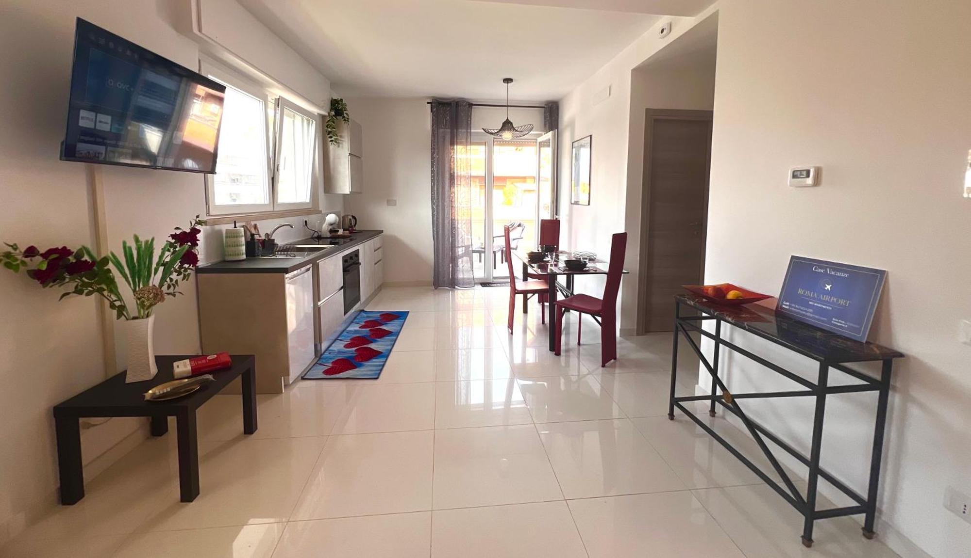 Roma Airport Sky Apartments Фьюмичино Экстерьер фото