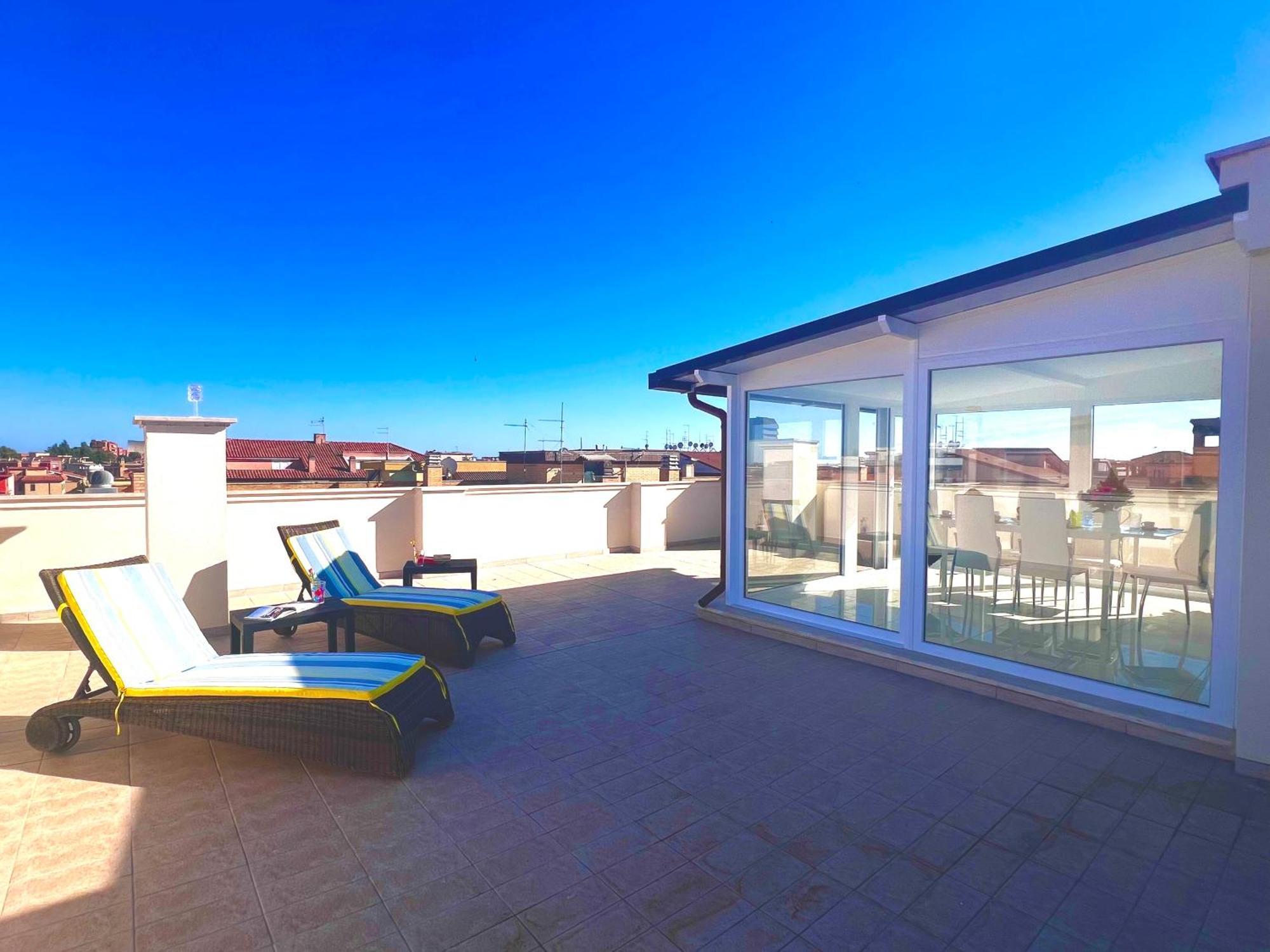 Roma Airport Sky Apartments Фьюмичино Экстерьер фото