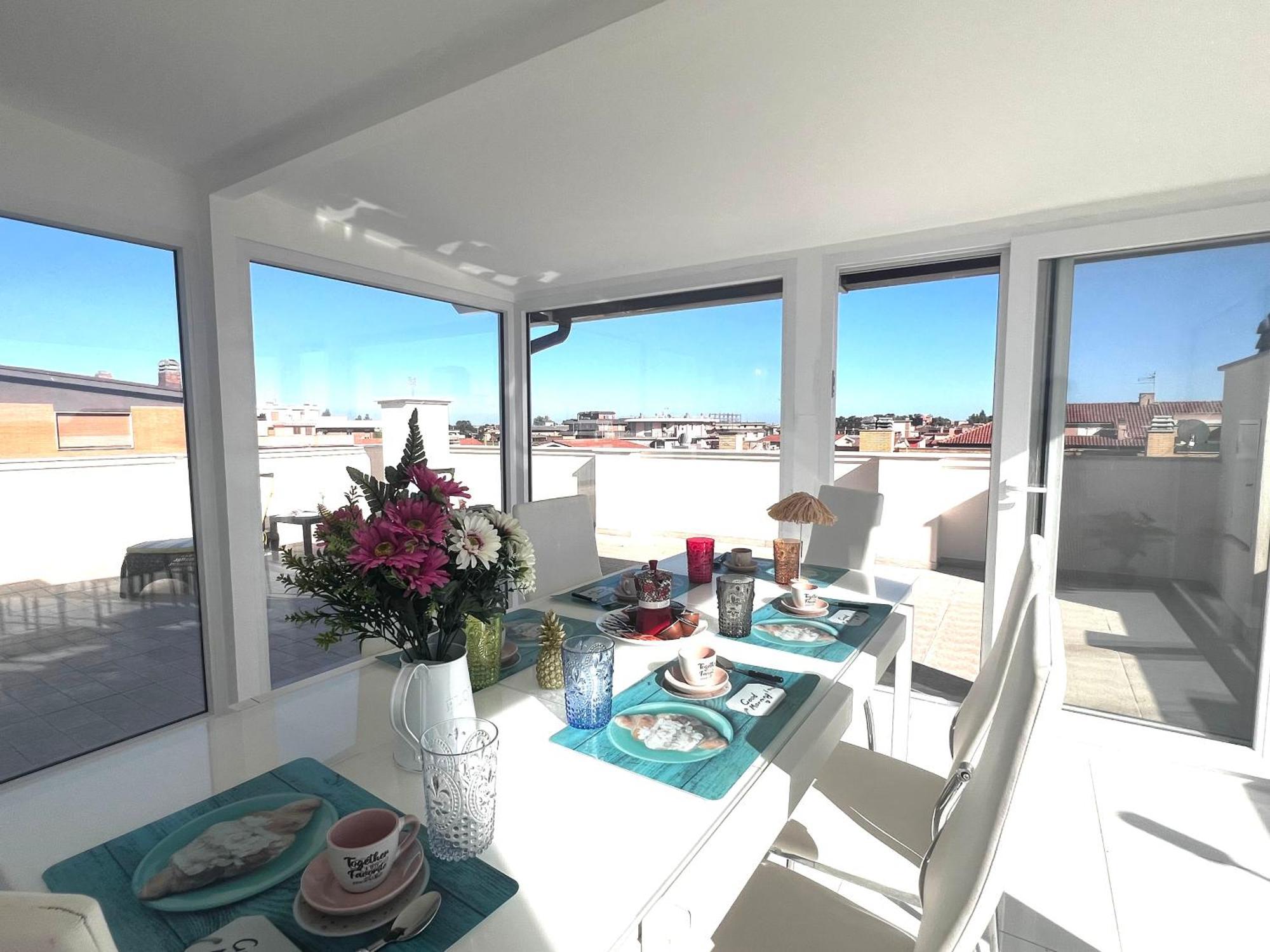 Roma Airport Sky Apartments Фьюмичино Экстерьер фото