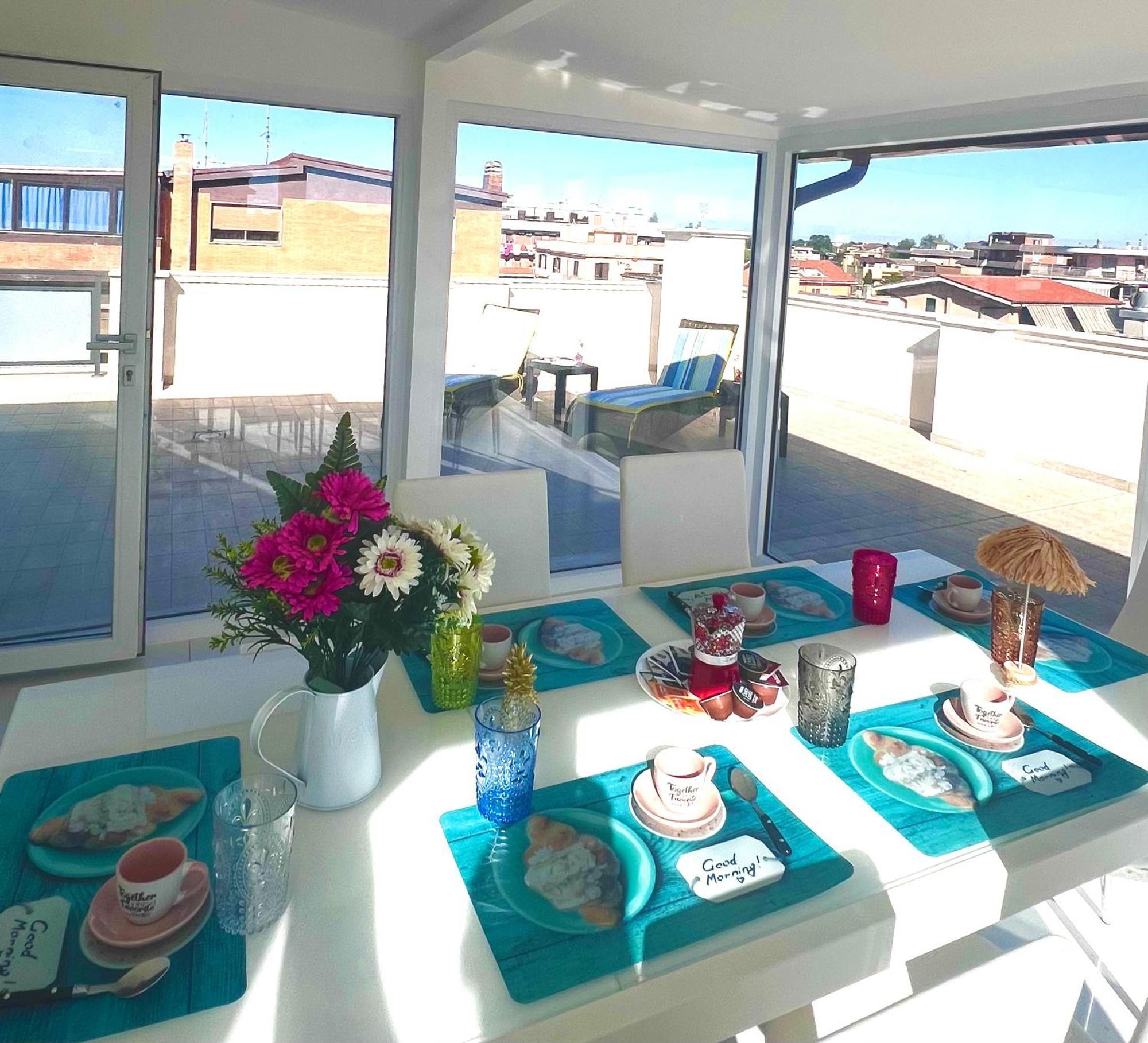 Roma Airport Sky Apartments Фьюмичино Экстерьер фото